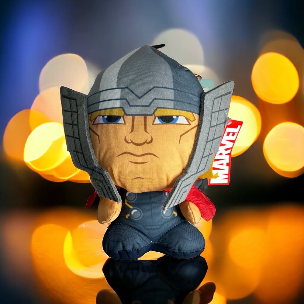 Marvel Thor Plush Stuffed Animal Odinson Comics Cartoon Superhero Avengers Toy